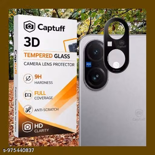 3D-Vivo-V60 Protector Black Ultra Clear Tempered Glass Screen Guard